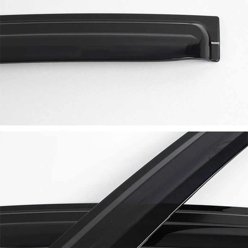For Hyundai Staria Black rain eyebrow frame for the front window windshield of the car