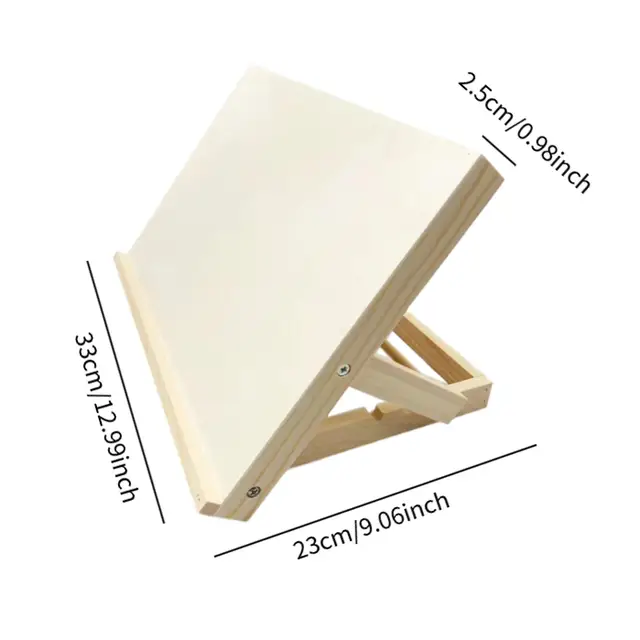 Tabletop Easel Foldable Desktop Easel Wooden Sketching Board for Beginners Painting Art Students Drawing Accessories 6