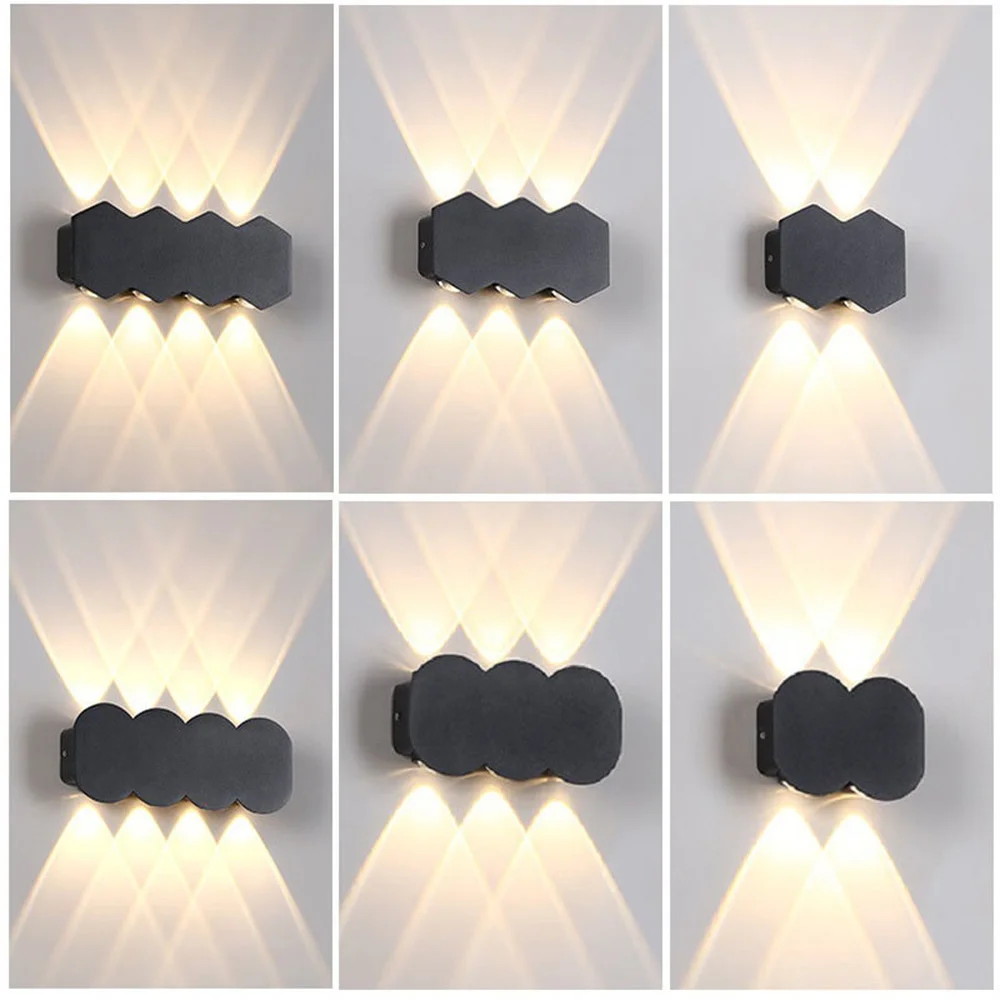 

Indoor Waterproof Wall Light 4W 6W 8W 10W Outdoor Exterior Porch Sconce Fixture for Pathway Courtyards Staircase Hallway Garage