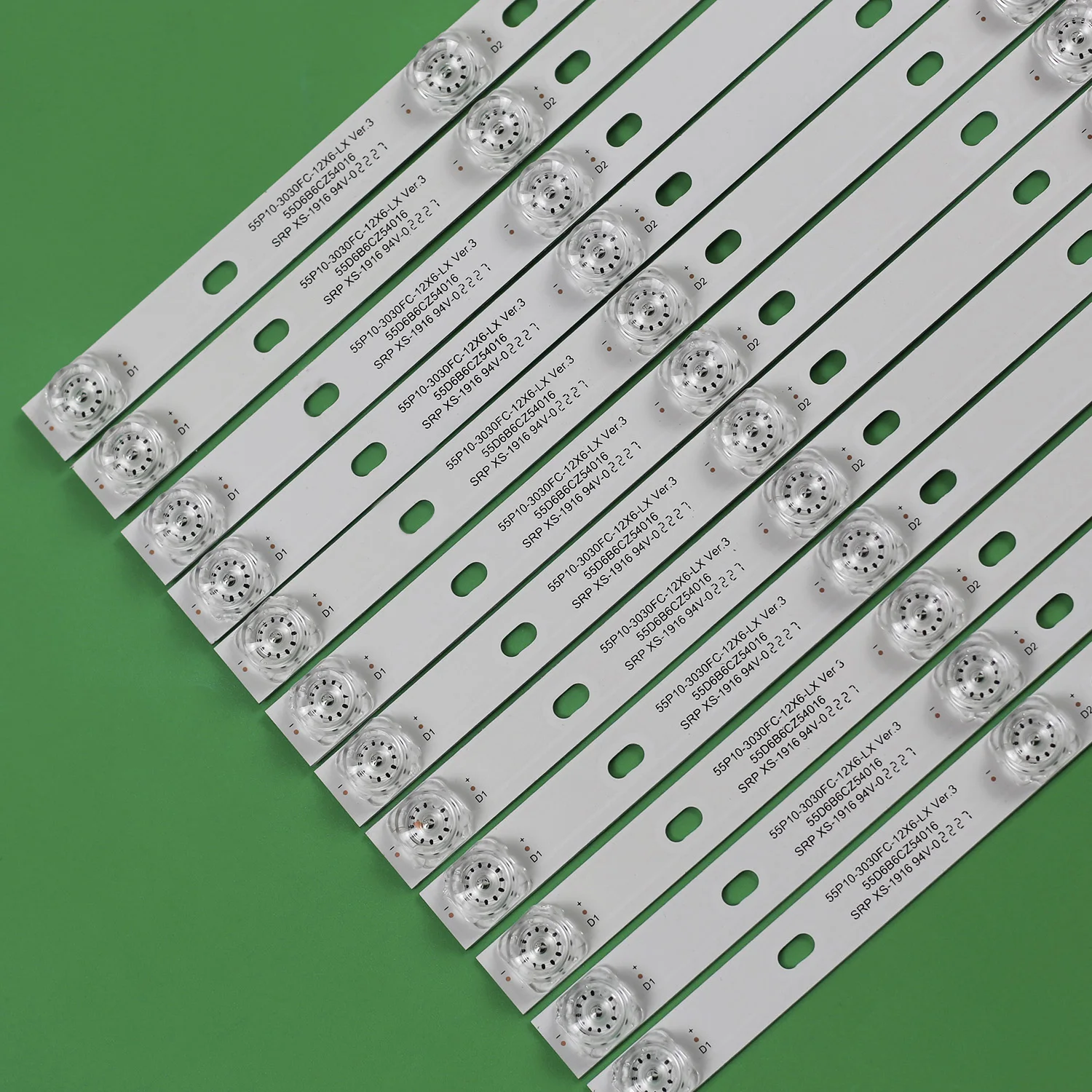 Kit Led Backlight Strip para Tcl 55c715 55c717 55c716 55c78 para Tcl55p103030fc12x6-lx20230106 Yhf4c-lb5506-yh10j - Imagem 5