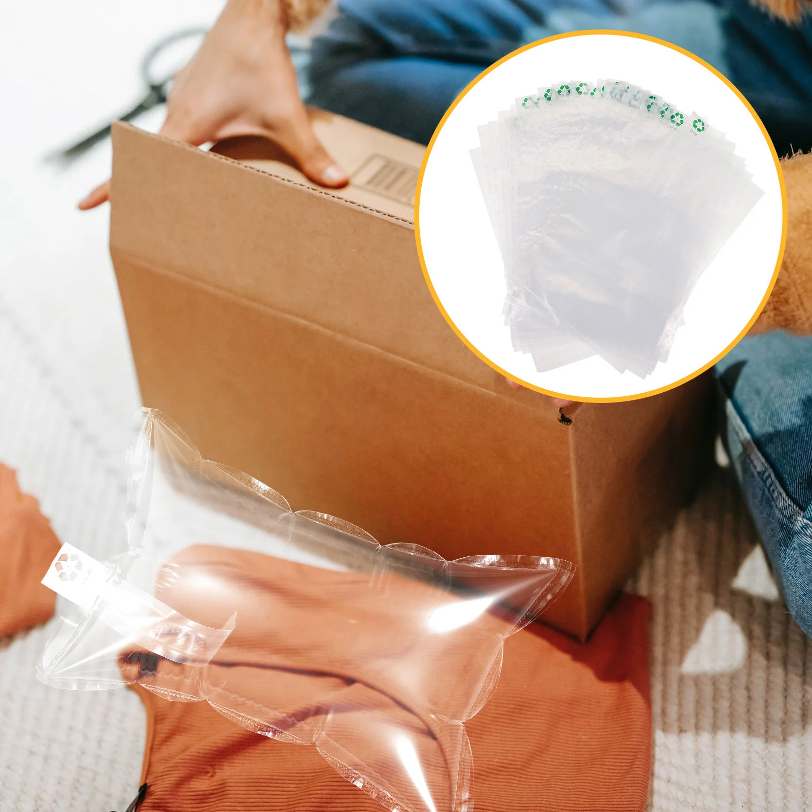 

30PCS Air Bubble Bag Inflatable Sturdy Blocking Wrap Bag