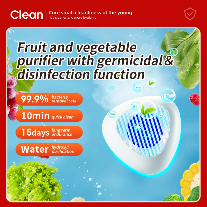 Purifier Protable Fruit Washing Cleaner Portable Fruit Vegetable Washing Machine for Cleaning Vegetable