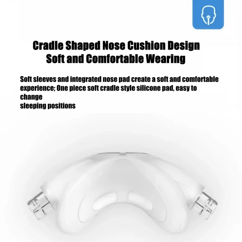 Resmed AirFit N30i CPAP Nasal Mask Anti Snoring Sleep Apnea COPD Auto CPAP Nasal Mask Meddium Frame With Strap Frame SW S M Pad