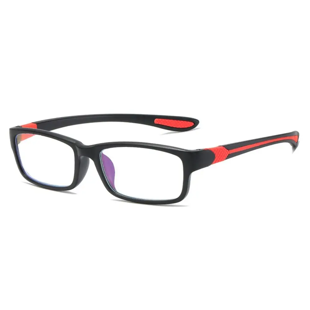 Men's Fashion Sports Anti-Blue Light Reading Eyewear with TR90 Frame in Grey-Red