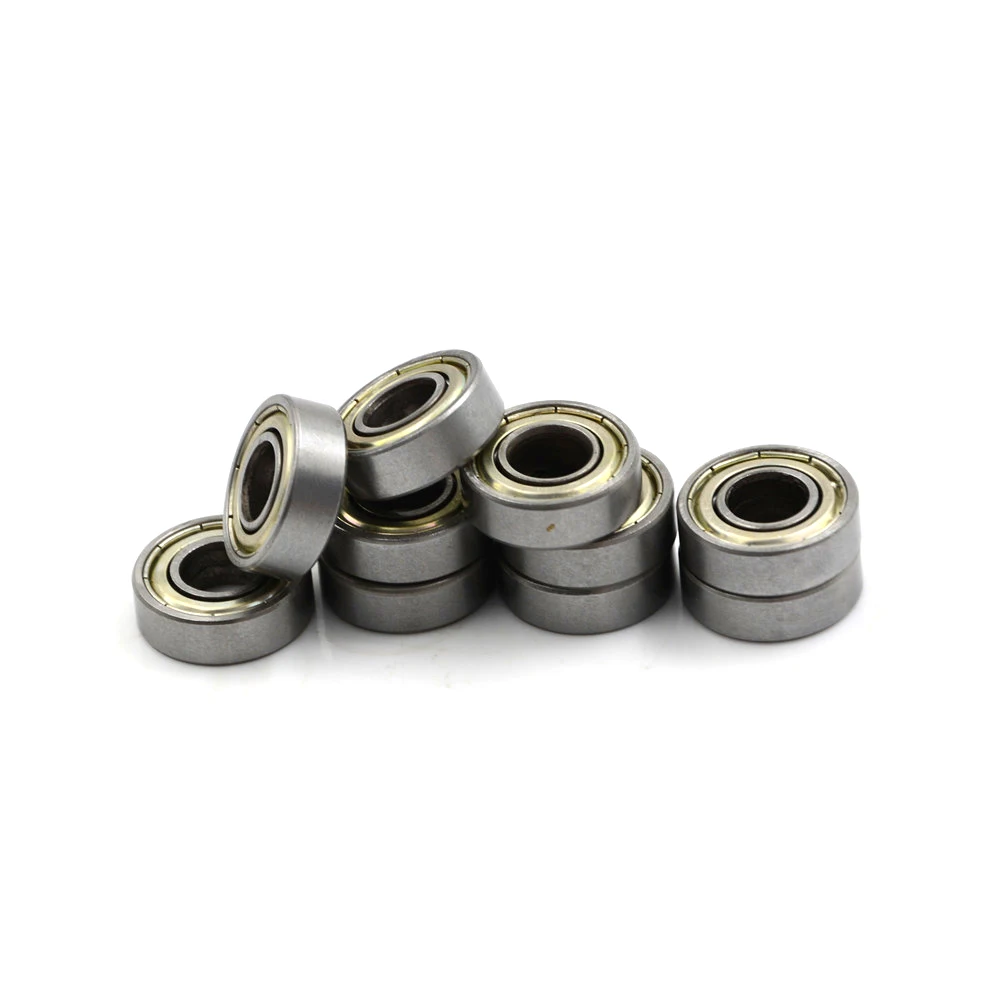 Carbon Steel Bearings 10Pcs/lot F698-2RS 8x19x6 mm Miniature 698RS Ball Bearings 698ZZ