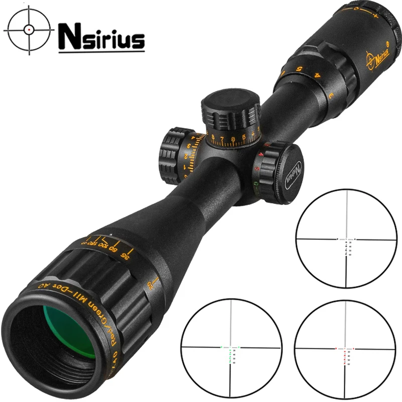 Тактический Оптический прицел NSIRIUS Gold 3-9X40 AOE красно-зеленый для охотничьей