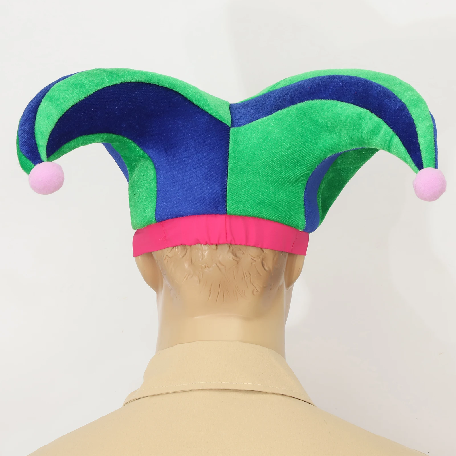 Adults Kids Funny Cute Clown Hat Cap Costume Accessory for Cosplay Stage Performance Themed Party Halloween Carnival Masquerade