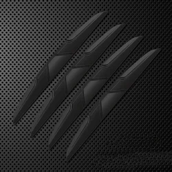 Silicone Car Door & Mirror Anti - Collision Protector Set - 4PCS (Black)