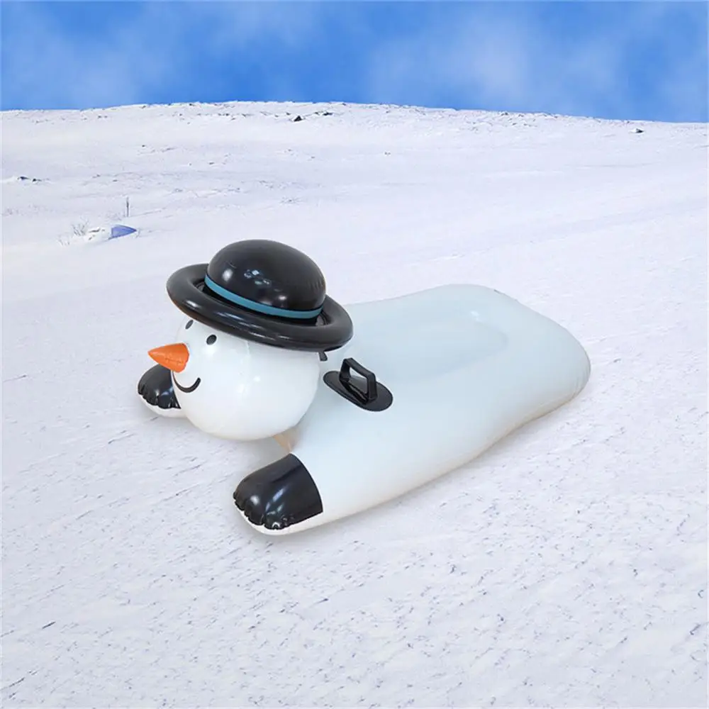 

Childrens Winter Toys Lovely Appearance Handle Design Winter Fun Wear-resistant Ski Accesories Child Ski Ring 1.3kg Pvc Durable