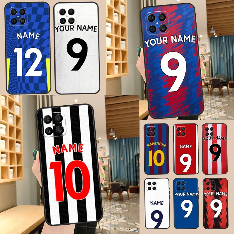 Custom Football Name & Number Phone Case