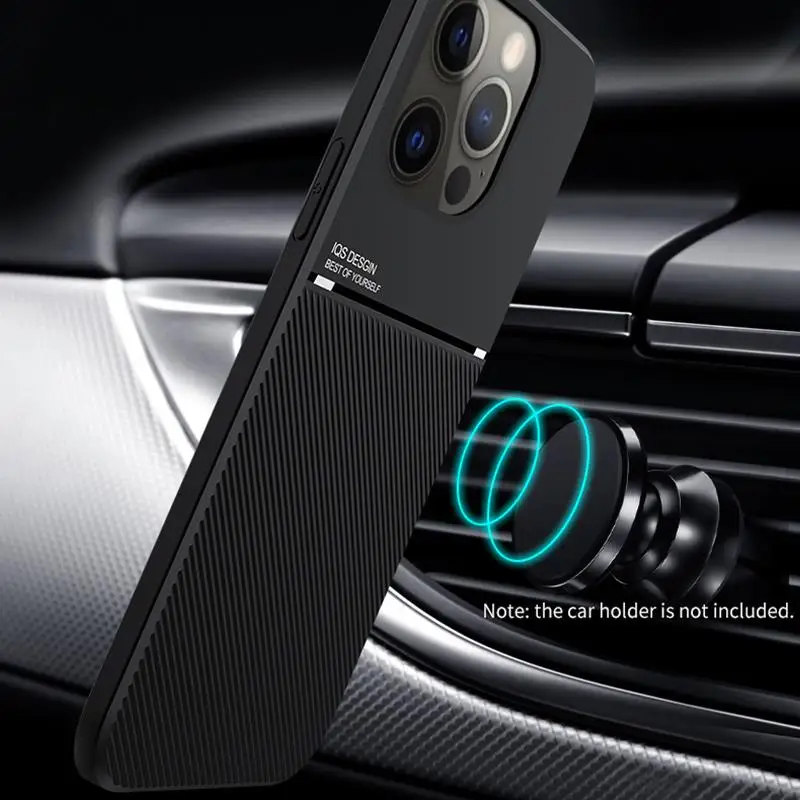Custodia Magnetica In Pelle 2023 Per Iphone 15 Pro Max 14 Plus 13 12 11 Pro Max 15 Plus Xs Max Xr X 13Pro Max Cover Magnetica Per Auto