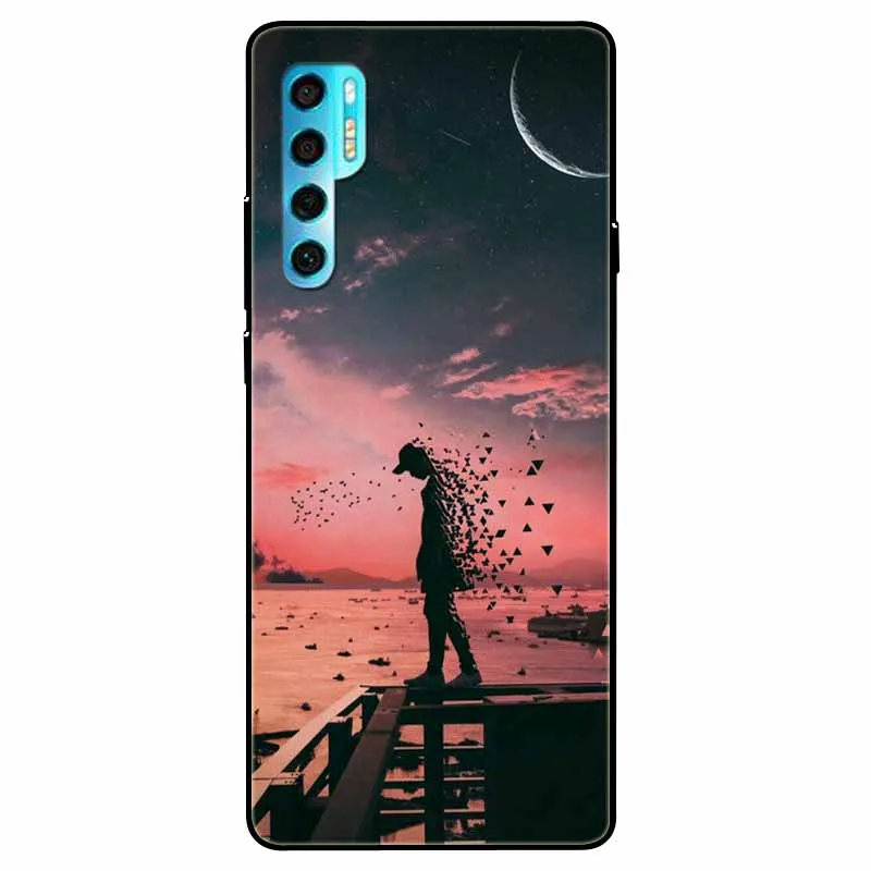 Soft Silicone Wolf Lion TPU Back Case - Protective Cover