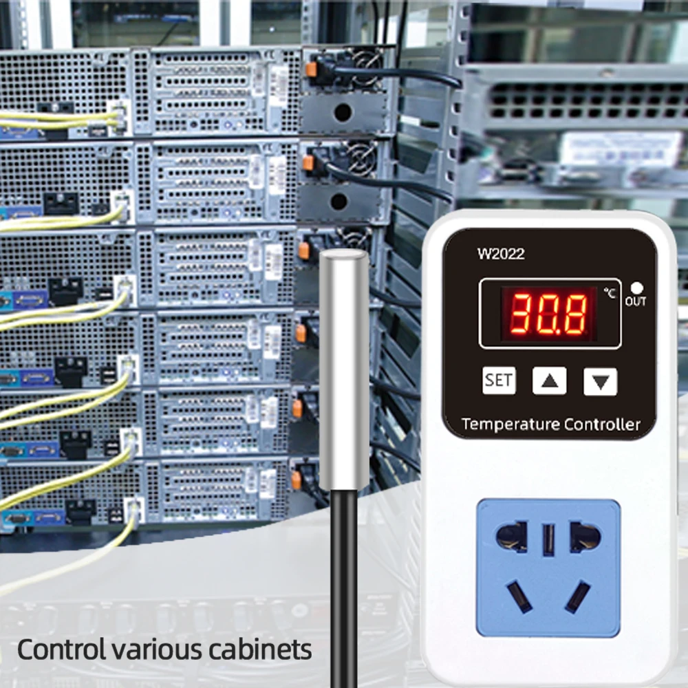W2022 Smart Digital Temperature Controller Thermostat Outlet for Greenhouse