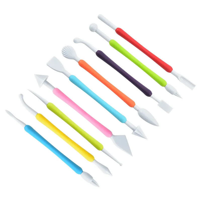 DIY Accessories Clay Dough Tool Set 3D Plasticine Mold Modeling Kit Children's Creative Cutter Scissor Mold Educational Toy Gift 3