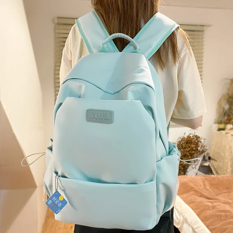 

Модный милый школьный портфель для девочек, женский летний ранец для ноутбука, студенческий кавайный дорожный рюкзак для подростков