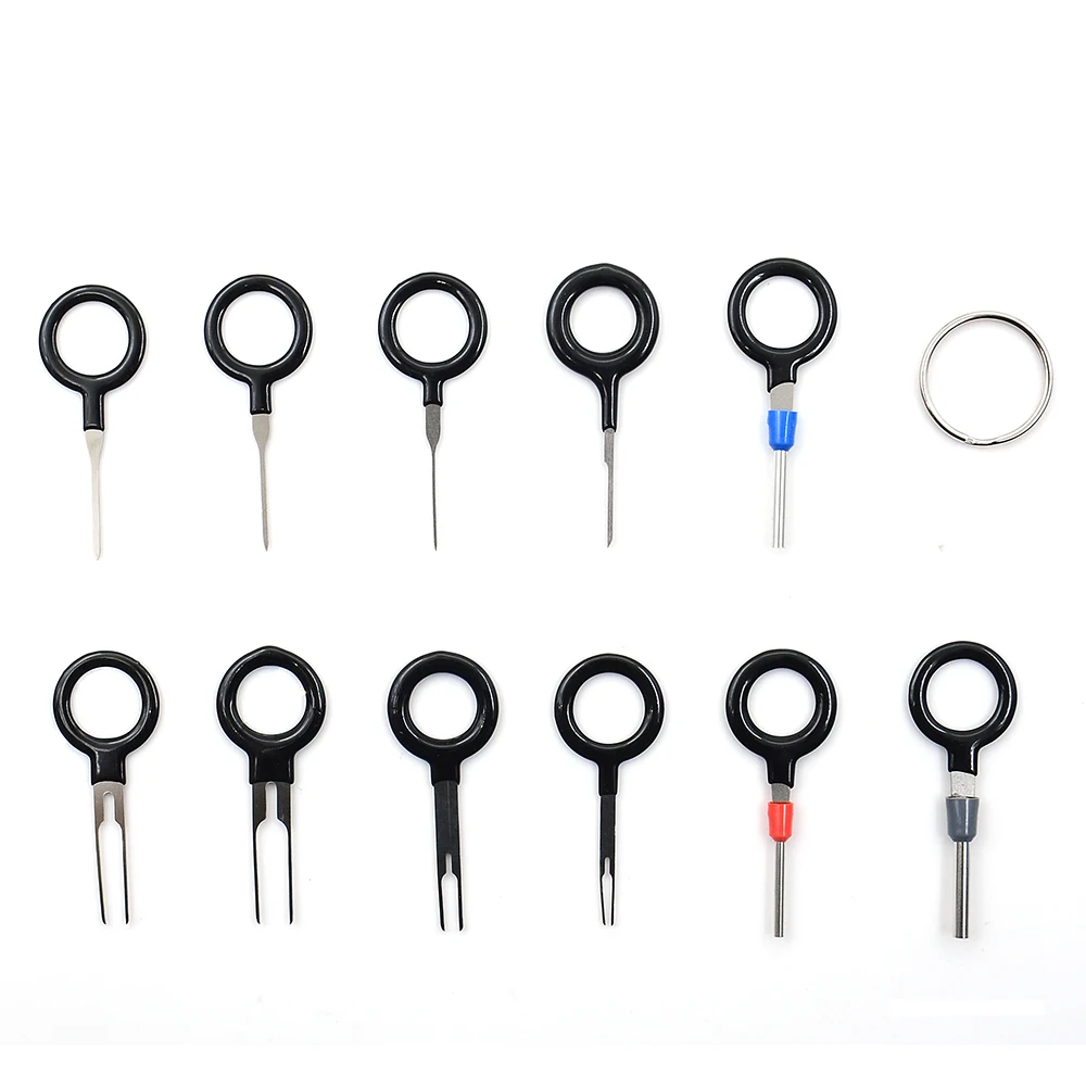 Terminal Removal Tool 11pcs Car Terminal Removal Tool Puller Auto Set Motorist Kit Automotive Repair Tool Stylus Wire Crimp Pin Extractor