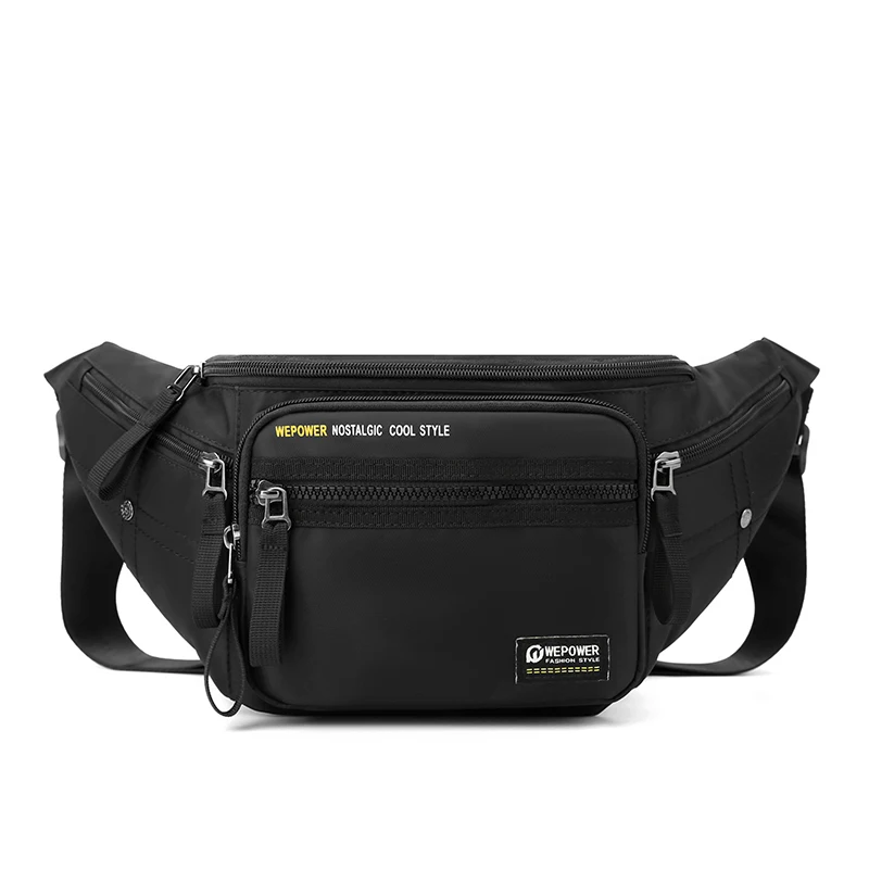 

Newfashioned Men's Waist Packs Nylon Boy Shoulder Crossbody Bags Man Outdoor Sports Chest bags Male Phone Money bag 2023 New