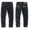 Japanese Handmade Embroidered Jeans Men's Pure Cotton Straight Tube Hip-Hop Popular Slim Red Ears Show Thin Trousers Devil Big M 6