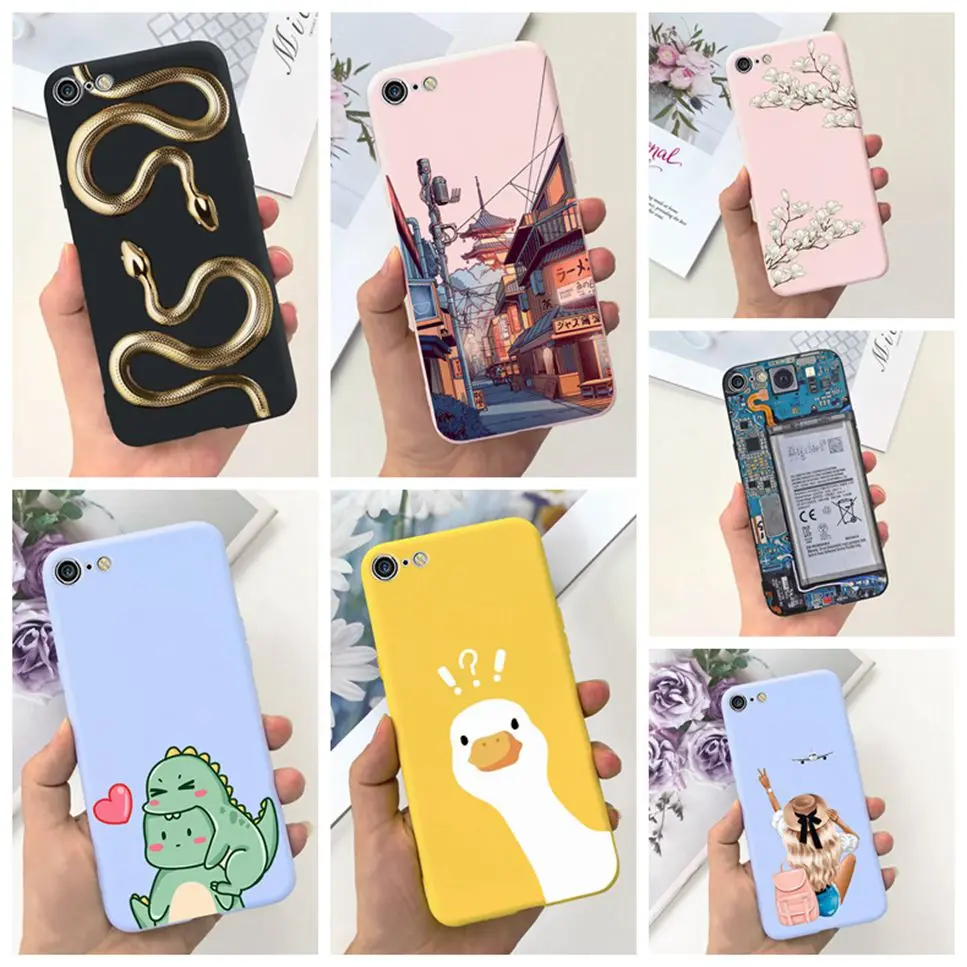 Nuovo Per Iphone 6 Cartoon Pattern Custodia Morbida In Silicone Antiurto Per Iphone6 6 + 6 Plus Cover Posteriore Protettiva Smerigliata Funda