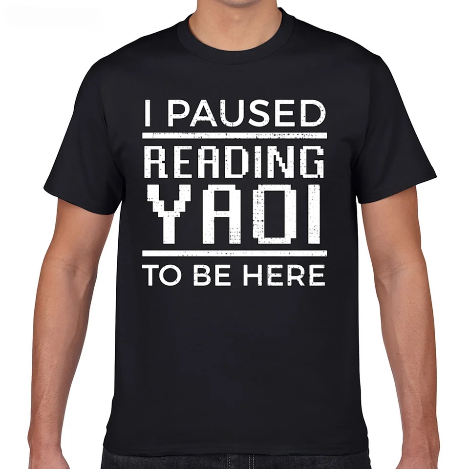 Custom White Anime Graphic Male T-Shirt