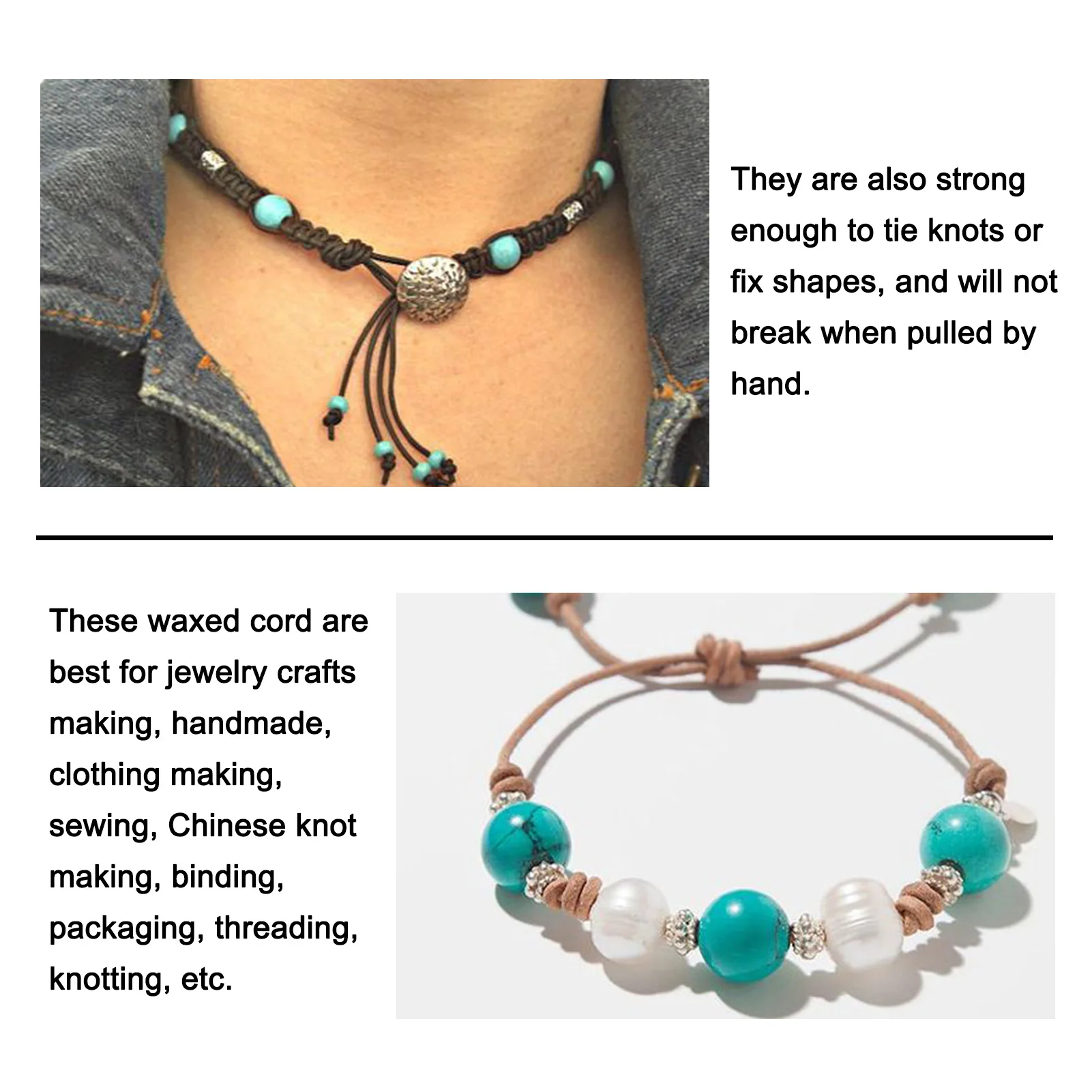 Leather Cord How To Make An Adjustable Bead Bracelet Tie