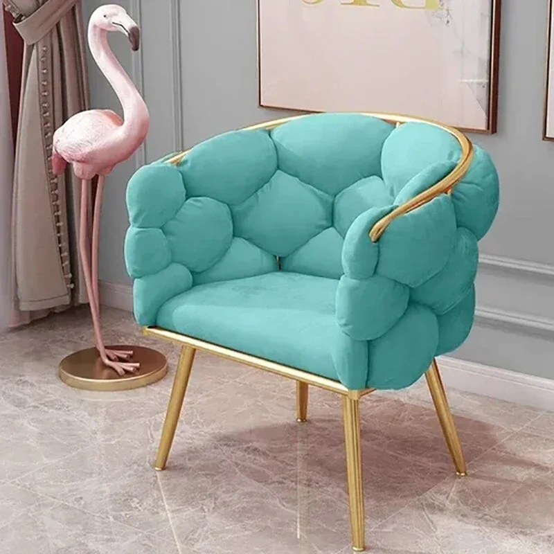 

Modern Makeup Living Room Chairs Outdoor Relax Single Foldable Living Room Chairs Armchairs Chaise Lounges Salon Furniture