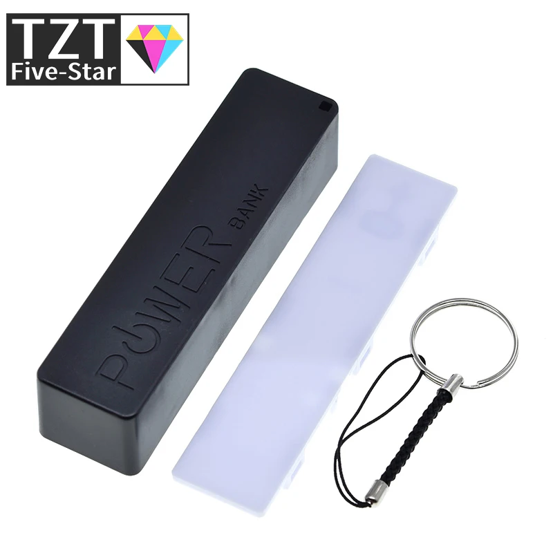 Top cover of USB power bank case attached to housing