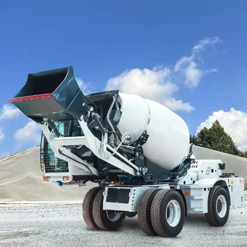 Self Loading Concrete Mixer Truck with Engine High Efficiency 0.5m3-6.5m3 Capacities for Sale 1