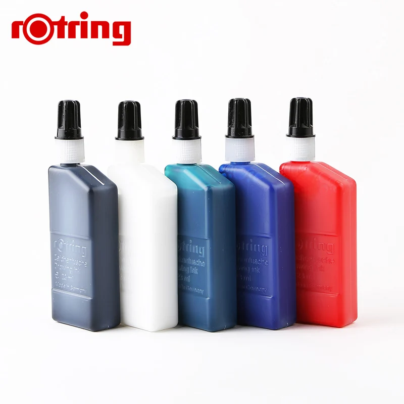 

1 Bottle rOtring Isograph Technical Drawing Pen, Liquid Ink, 23 ml, Black High Opacity Ink With Excellent Adhesion