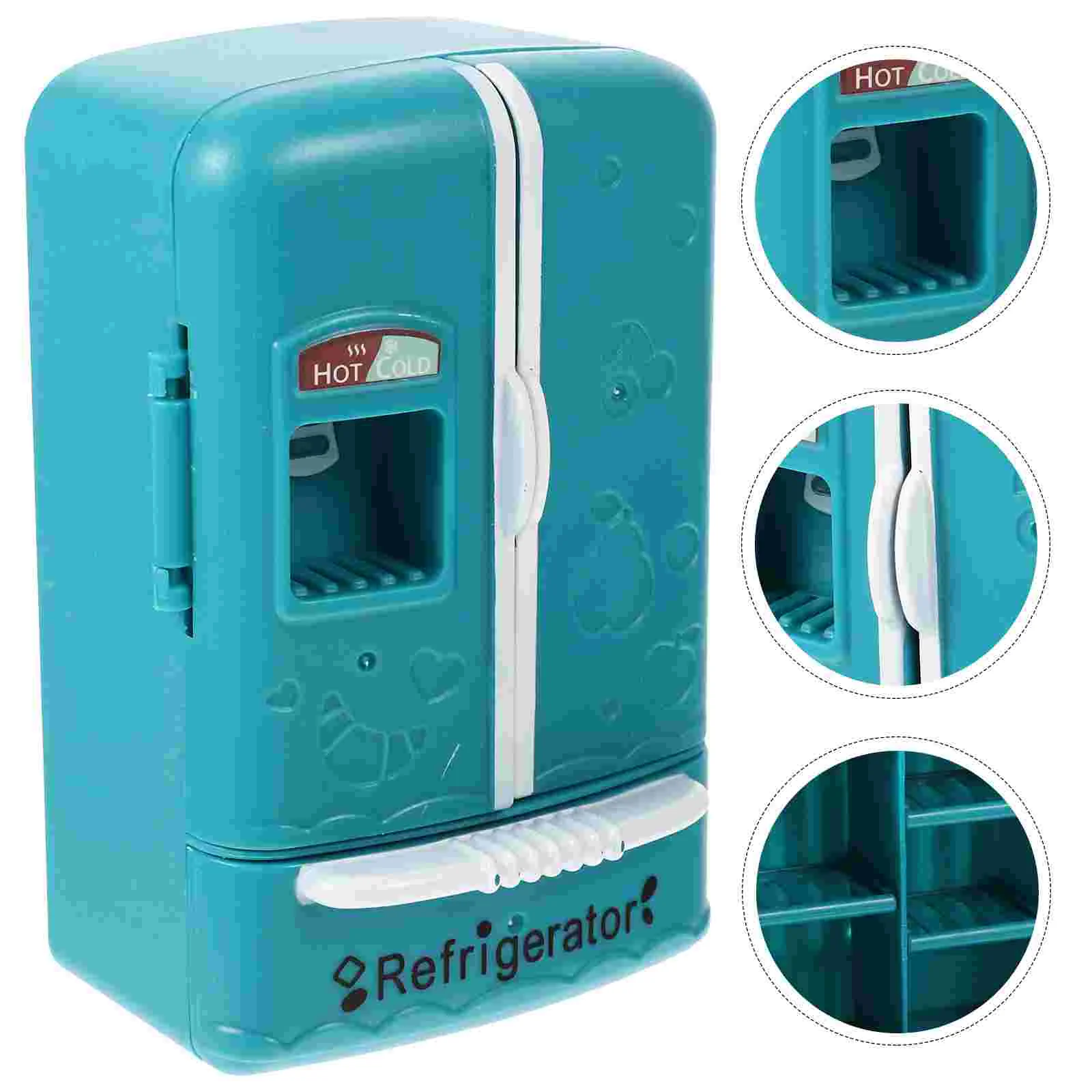 Landscaping Mini House Decor Refrigerator Model Furniture Decorative Miniature Fridge