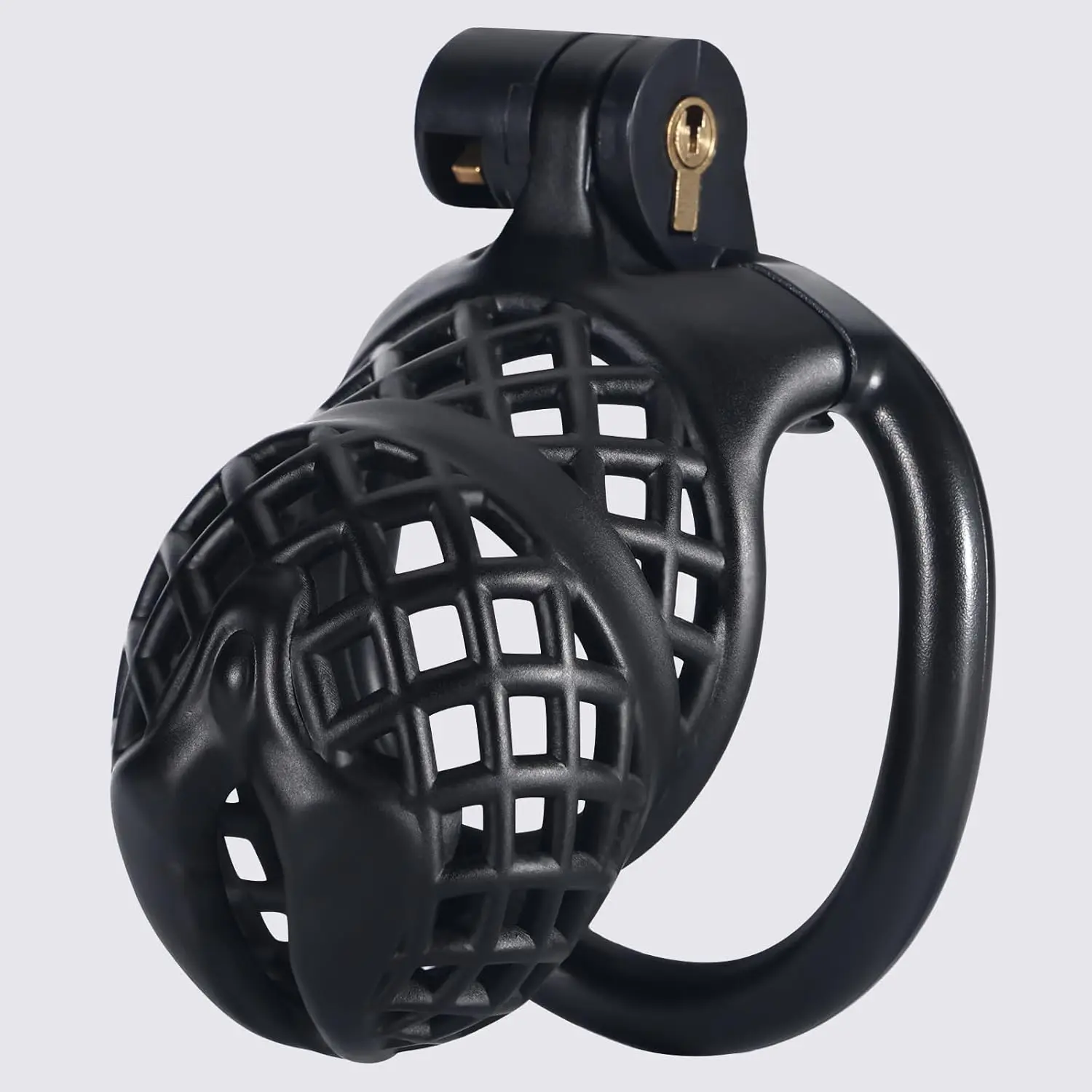 Fishnet Chastity Cage Small Breathable Chastity Device with 5 Sizes Rings Penis Exercise Bondage Gear Lightweight Adult Sex Toy