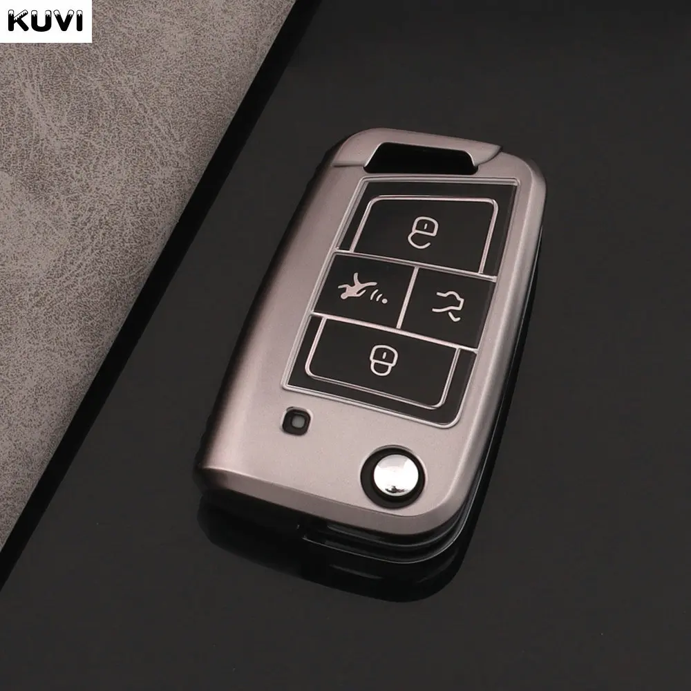 Premium TPU Car Key Case Cover with 3-4 Button Design