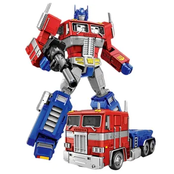 Robot di trasformazione in lega da 32 cm Optimus Prime Action Figure Collection Model Toys in scatola