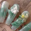 1pc  Lotus 3D Nail Acrylic Mold Nail Art Mould Silicone Nail Art Templates Nails Mold For DIY Nail Decoration 4