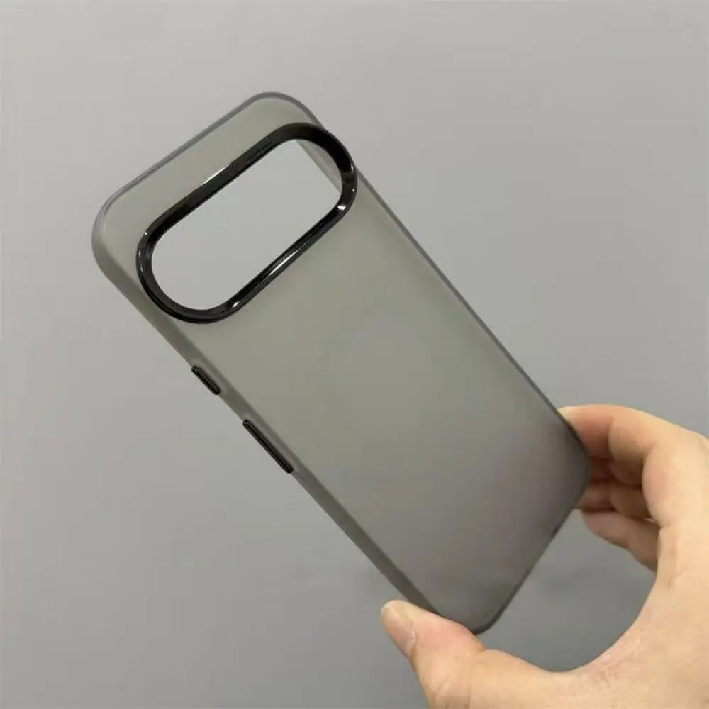 Frosted Fashion Candy Color Soft Bumper Phone Case with Protective Frame and Independent Button Cover