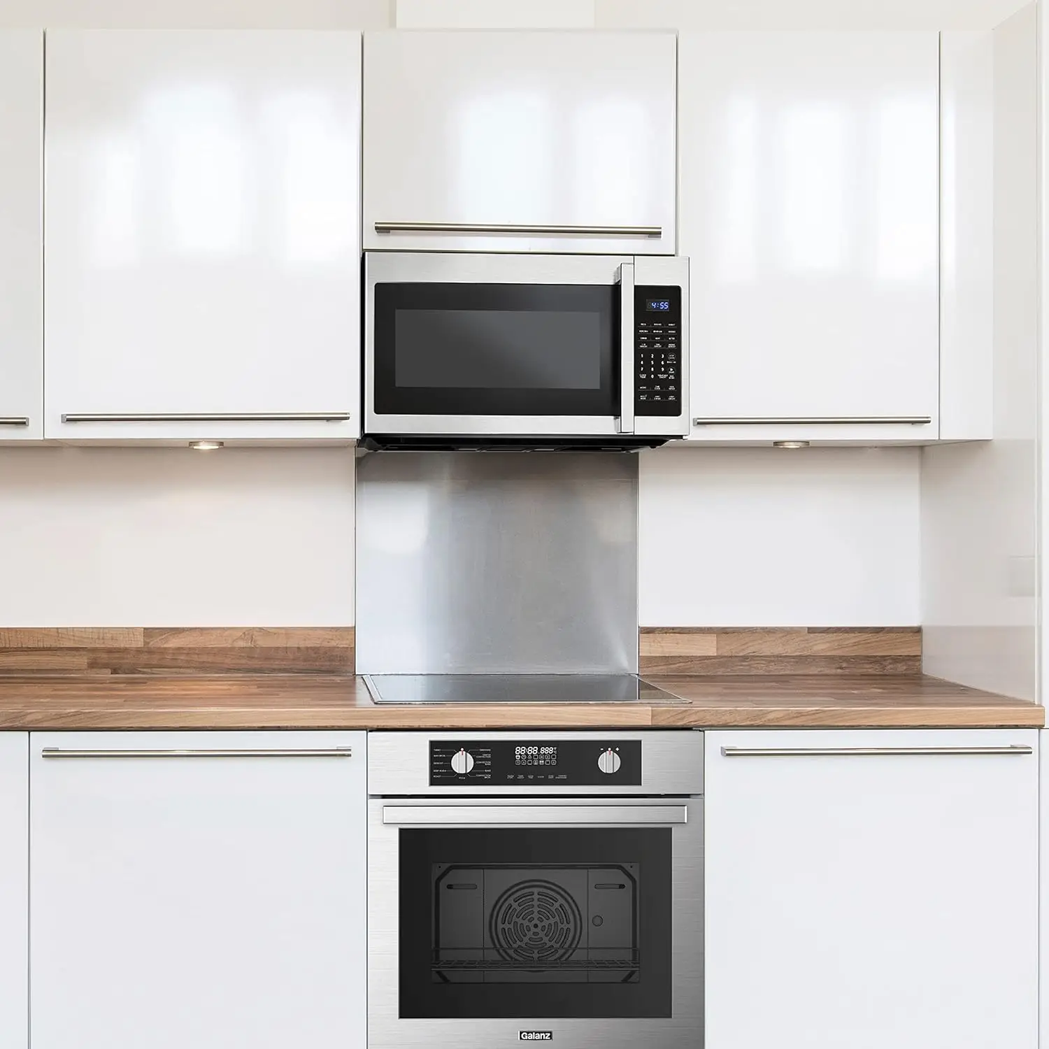 GLOMJA17S2B-10 Over-The-Range Microwave, Energy Saving/ECO Mode, 30-second Express Cooking, 9 Auto-cook Programs, 1000W/120Volts 2