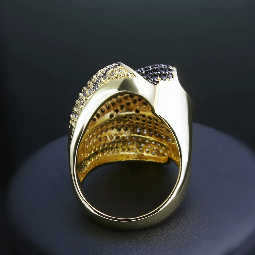 Big Luxury Ring Colorful Multi Cubic Zircon Ring Size 5/6/7 Fashion Jewelry Ring's for party Women