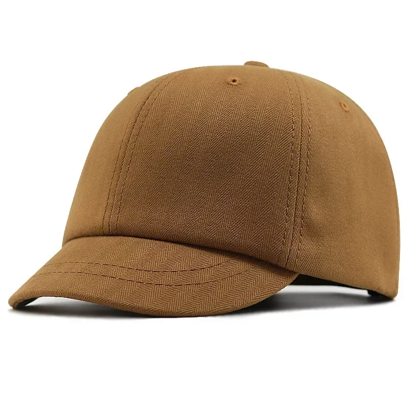 

2023 Spring 5cm Short Peak Riding Sport Snapback Hats Woman Sun Cap Man Big Size Basebal Hat 55-60cm 60-68cm