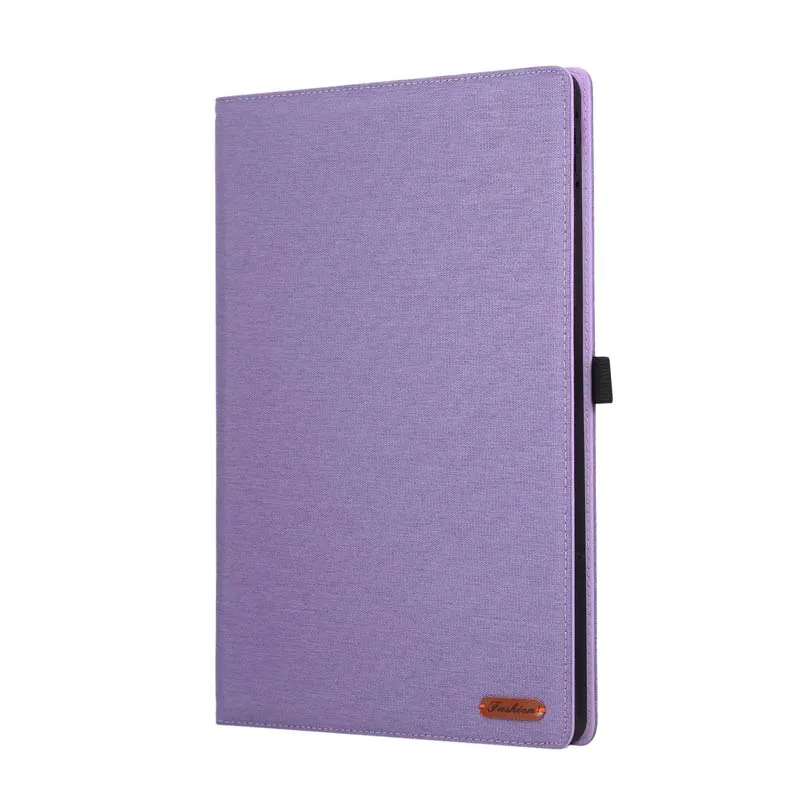 Premium Fabric Flip Case with Anti-Crack Cover and Card Slot