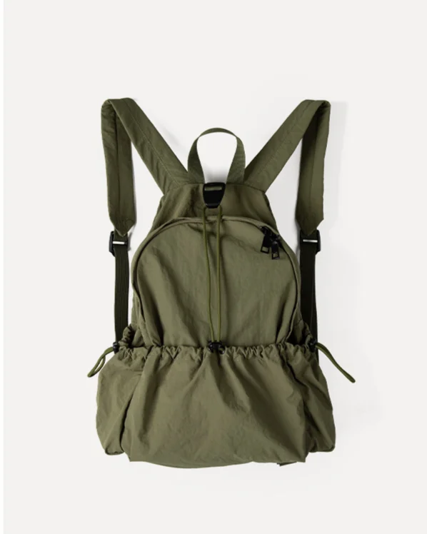 2024 Sommer neuer koreanischer Nischenrucksack mit großer Kapazität und gefaltetem, leichtem Nylon-Freizeit-Pendler-Reiserucksack_voghion.com