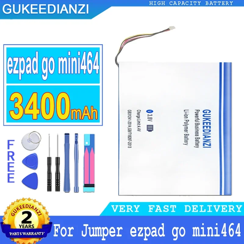 

Сменные Аккумуляторы большой емкости для ноутбука Jumper ezpad go mini 3400 JPG05, портативная батарея для мобильных телефонов