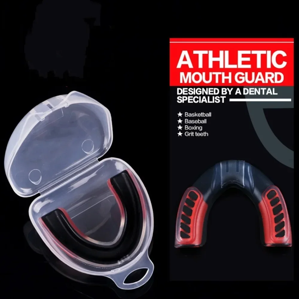Sports Mouth Guard Mouth Guard Mouth Guard Anti-molar Braces Sports Boxing Basketball Rugby Karate EVA Teeth Protector Adult Children Mouthguard Tooth Brace