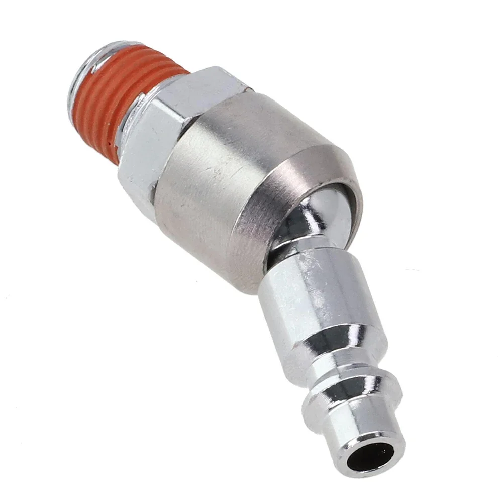 Air Line Fitting Pneumatic Rotary Union Nickel-plated Iron For Pneumatic Accessories 1/4NPT US Standard Air Connector Air Plug