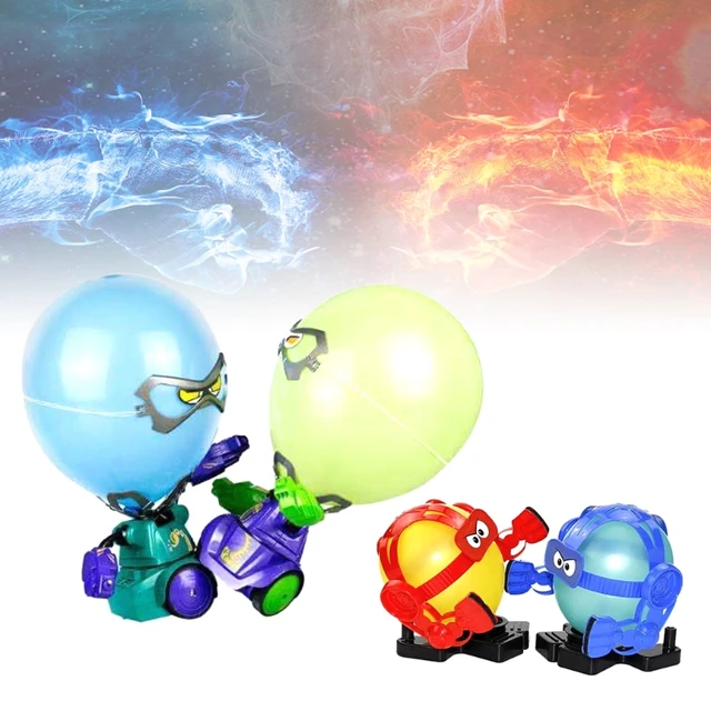 Electric Balloon Puncher Remote Control Boxing Combat Robot Blasting Balloon Battle Toy Parent-Child Education Puzzle Game Gifts 3
