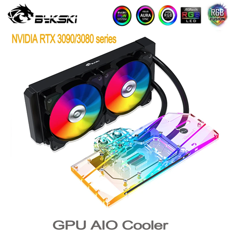 Bykski Gpu Aio Water Cooler For Nvidia Rtx3080 3090 Aic Graphics Card
