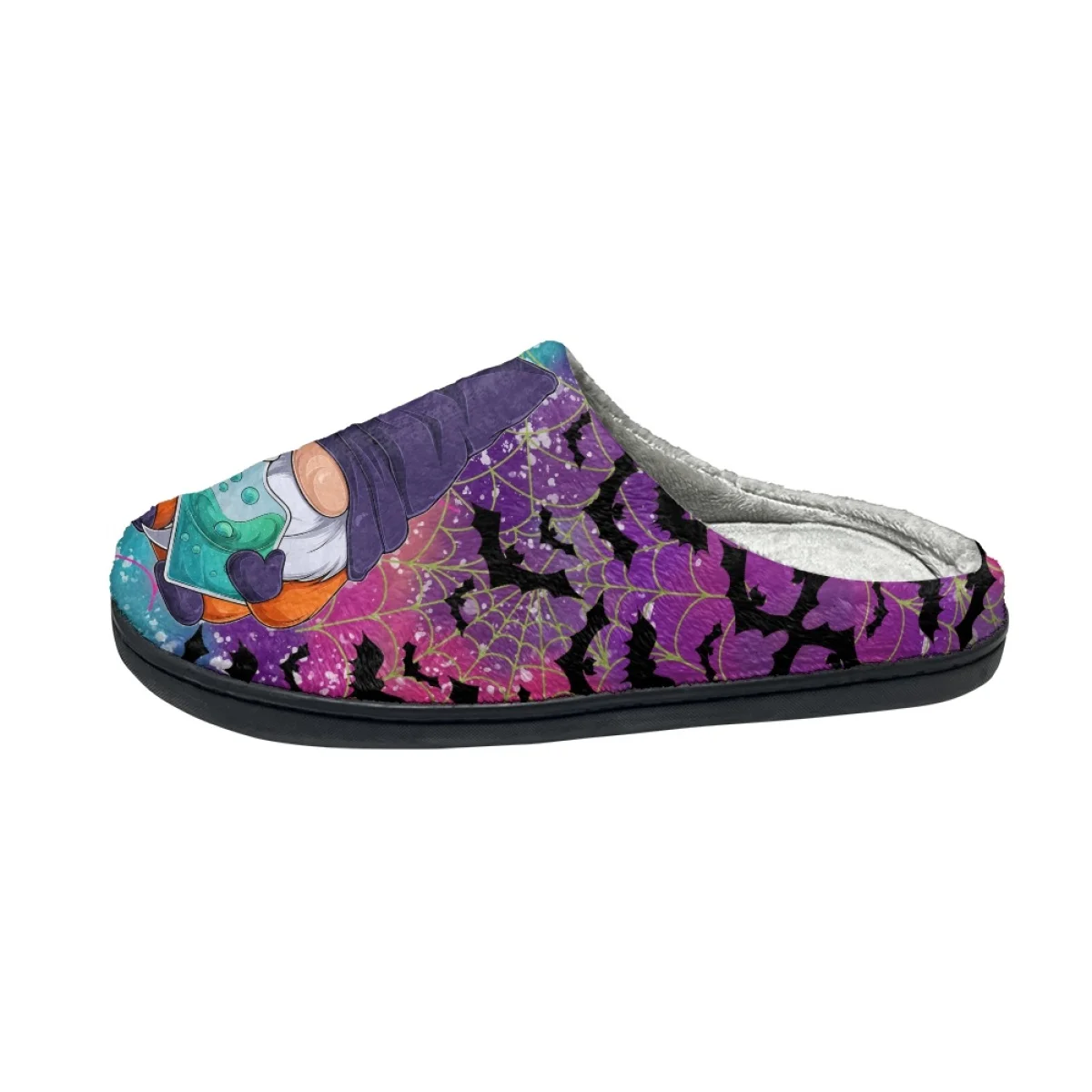 Halloween Decorations Indoor Slippers for Women Winter Flats Warm Footwear Couples Home Non-Slip Cotton Slippers Dropshipping