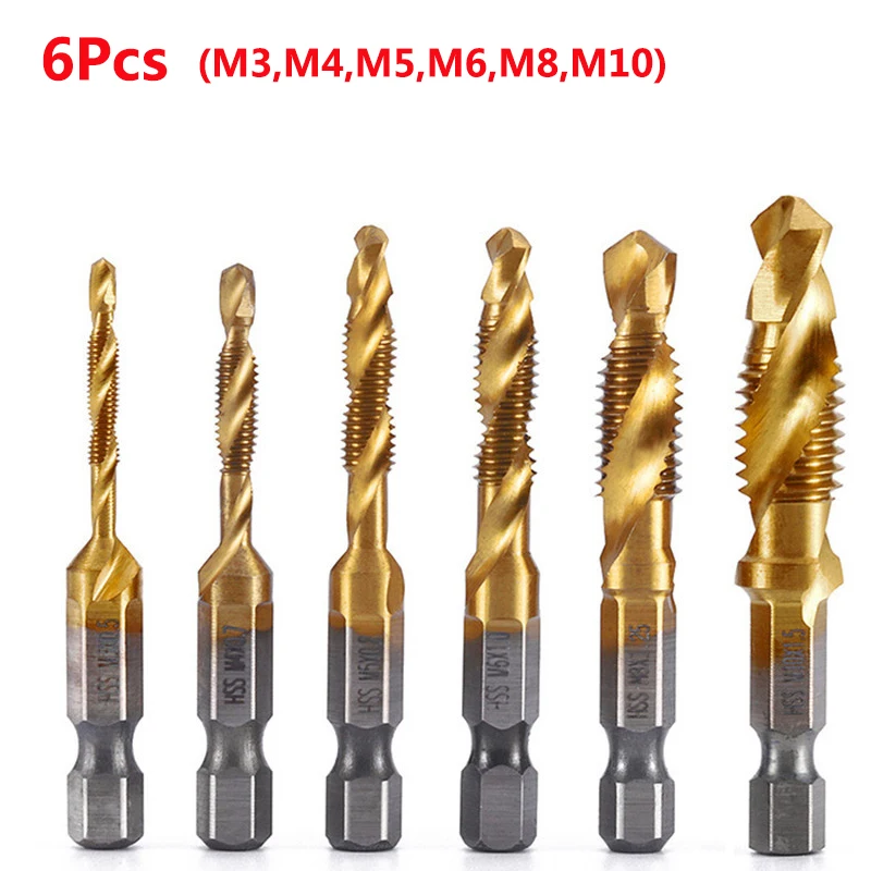 Tap Drill Bits Screw Machine Compound Tap Hand Tools Tap Die