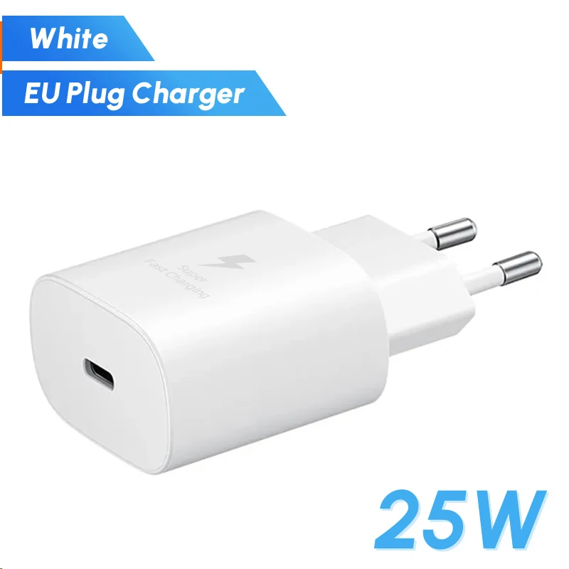 White 25w EU Plug