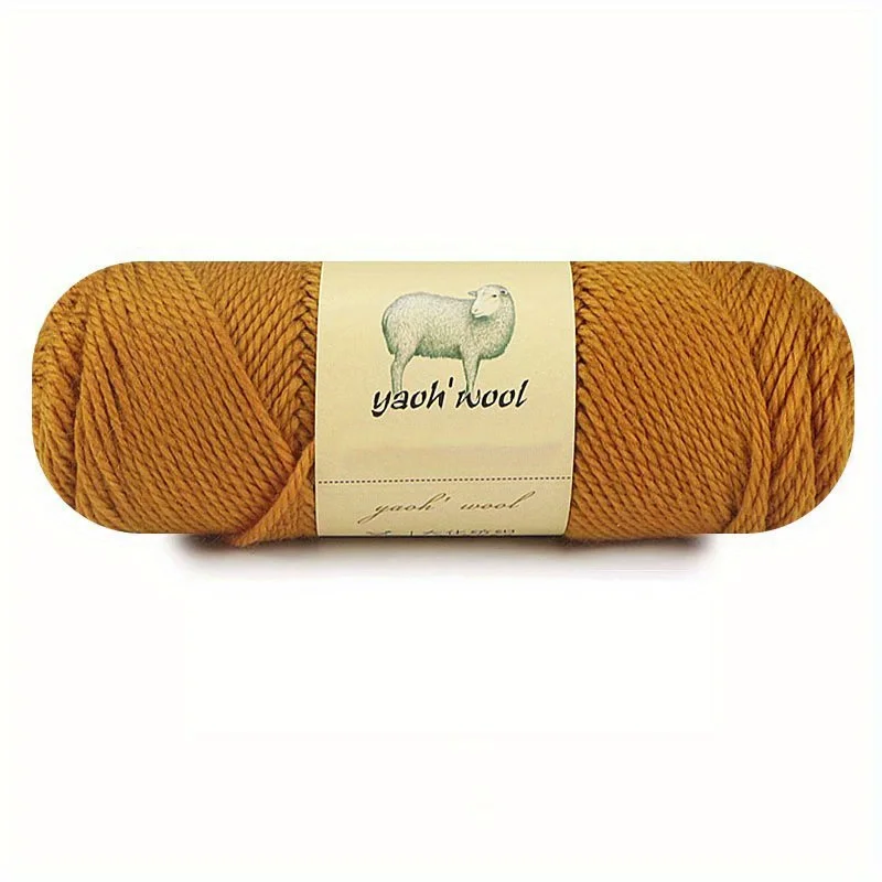 Luxurious Soft Blend Wool & Acrylic Yarn for Hand Knitting and Crochet - 100g Skein