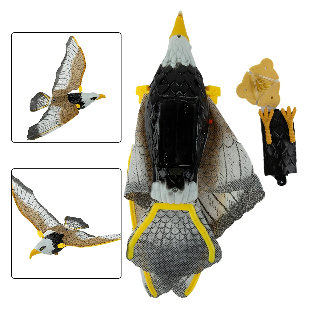 Bird Repellent Hanging Eagle Flying Bird Hawk Scarer Deterrent Hunting Garden Decoy Repellent Pest Protect Plants Garden Decor - 3